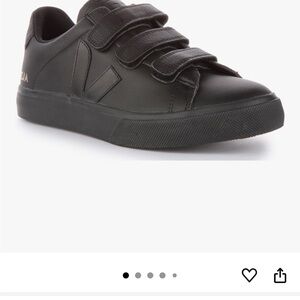 Veja Black Velcro Sneakers